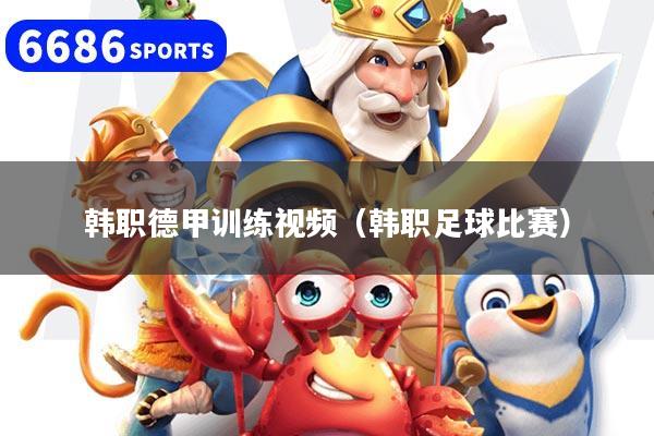韩职德甲训练视频(韩职足球比赛)